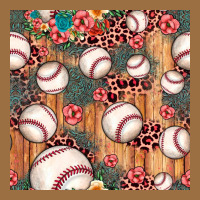 Baseball Leopard Seamless Pattern Vintage Tee | Teevron