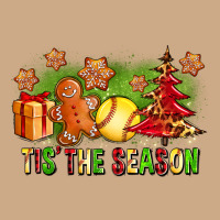 Tis The Season Christmas With Softball And Gingerbread Man Vintage Hoodie | Teevron