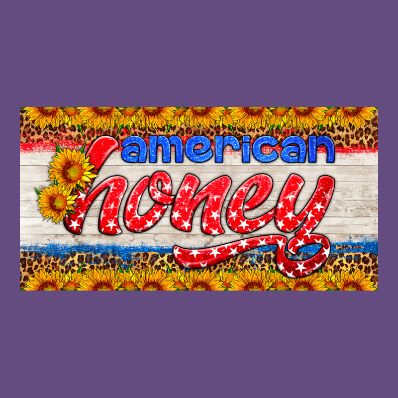 American Honey Sunflower License Plate Vintage Hoodie by HRA Design Shop | Teevron