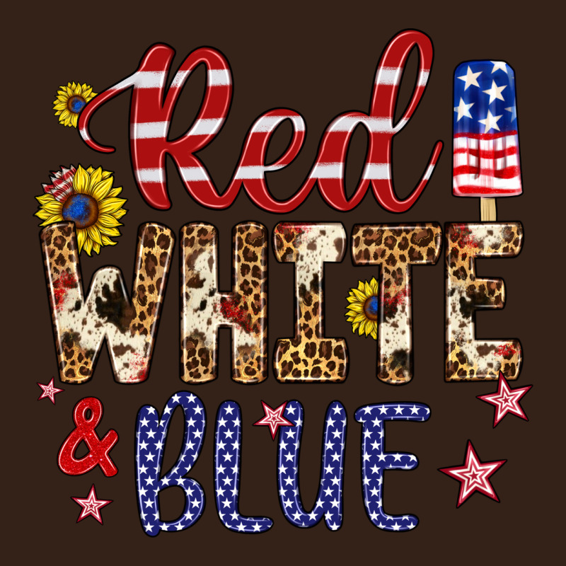 Red White And Blue Heavy Core Tee by Artiststas | Teevron