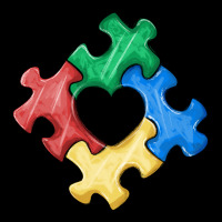 Autism Puzzle Zipper Hoodie | Teevron