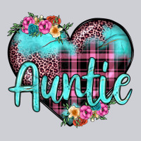 Auntie Leopard Turquoise Heart Heavyweight Sweatshirt | Teevron
