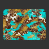 western turquoise leopard and cowhide background | Teevron