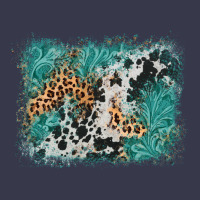 Cowhide Turquoise Leather Background Long Sleeve Tee | Teevron