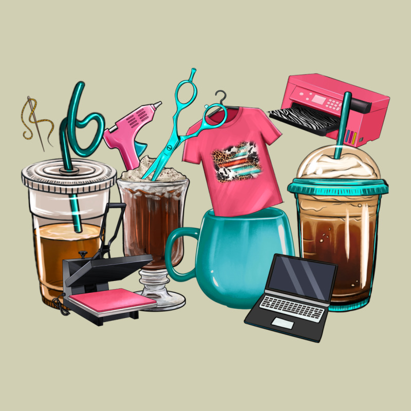 Crafting Coffee Cups Heavy Core Tee by RanaPortraitStore | Teevron