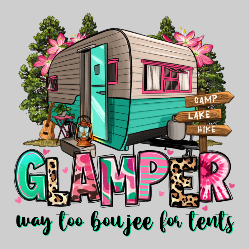 Glamper Way Too Boujee For Tents 2 Premium Tee by RanaPortraitStore | Teevron