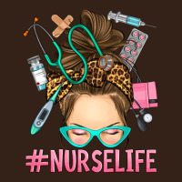 Messy Bun Nurse Life Heavy Core Tee | Teevron