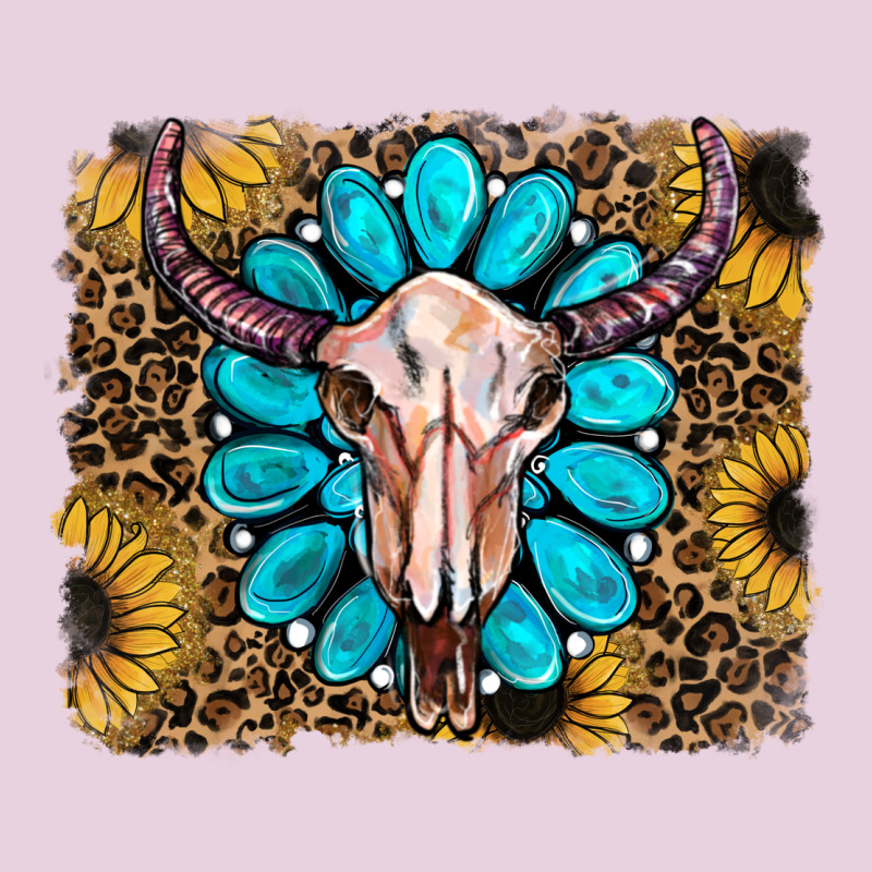 Leopard Sunflowers And Gemstone Skull Classic Tee by RanaPortraitStore | Teevron