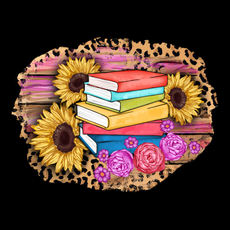 Books Sunflower Back To School Background Ladies Tee by AdoDesignShop | Teevron