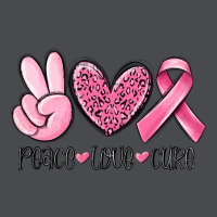 Peace Love Cure Breast Cancer Zipper Hoodie | Teevron