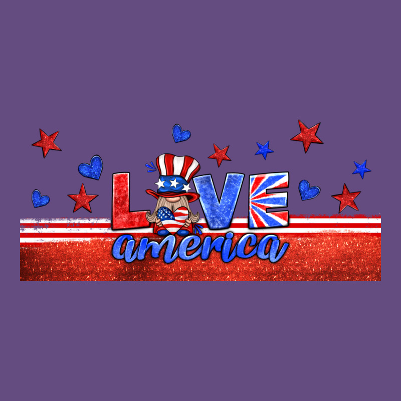 Love America Gnome Libbey Cup Vintage Hoodie by HRA Design Shop | Teevron