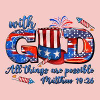 With God All Things Are Possible Usa Urban Heavy Tee | Teevron