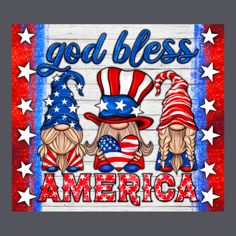 God Bless America Gnomes Vintage Hoodie by HRA Design Shop | Teevron