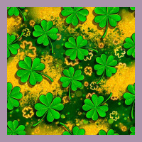 St. Patricks Clover Pattern Digital Paper Heavyweight Hoodie | Teevron
