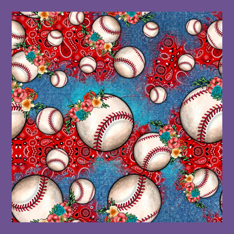 Baseball Paisley And Jean Pattern, Baseball Seamless Pattern Vintage Tee by JahusDesignShop | Teevron