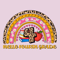 Back To School Rainbow Hello Fourth Grade Ladies Tee | Teevron