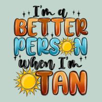 Im Better Person When Im Tan Zipper Hoodie | Teevron