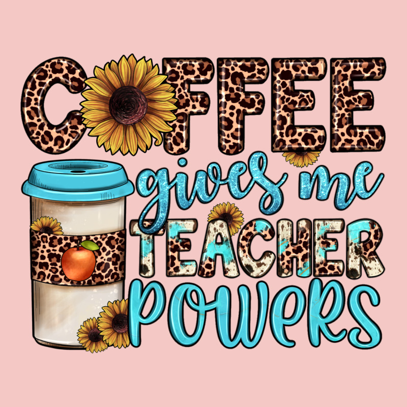 Coffee Gives Me Teacher Powers Urban Heavy Tee by JahusDesignShop | Teevron