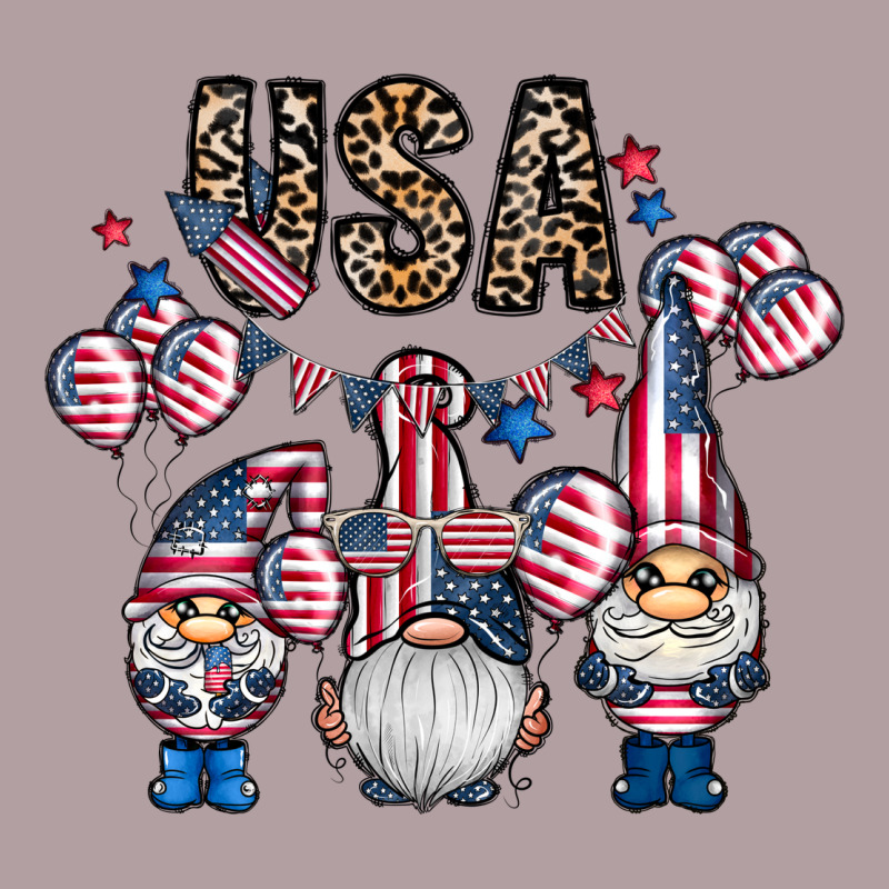 Usa America Gnome Vintage Hoodie by CowhideDigitalArt | Teevron