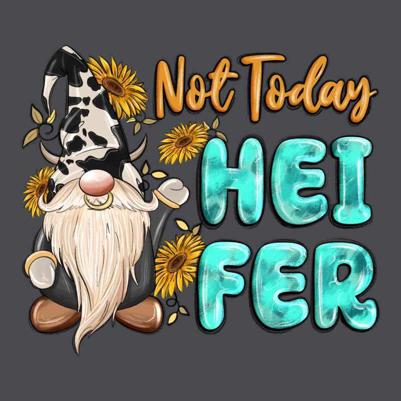 Not Today Heifer Cow Gnome Zipper Hoodie by MaliasSmallBusiness | Teevron