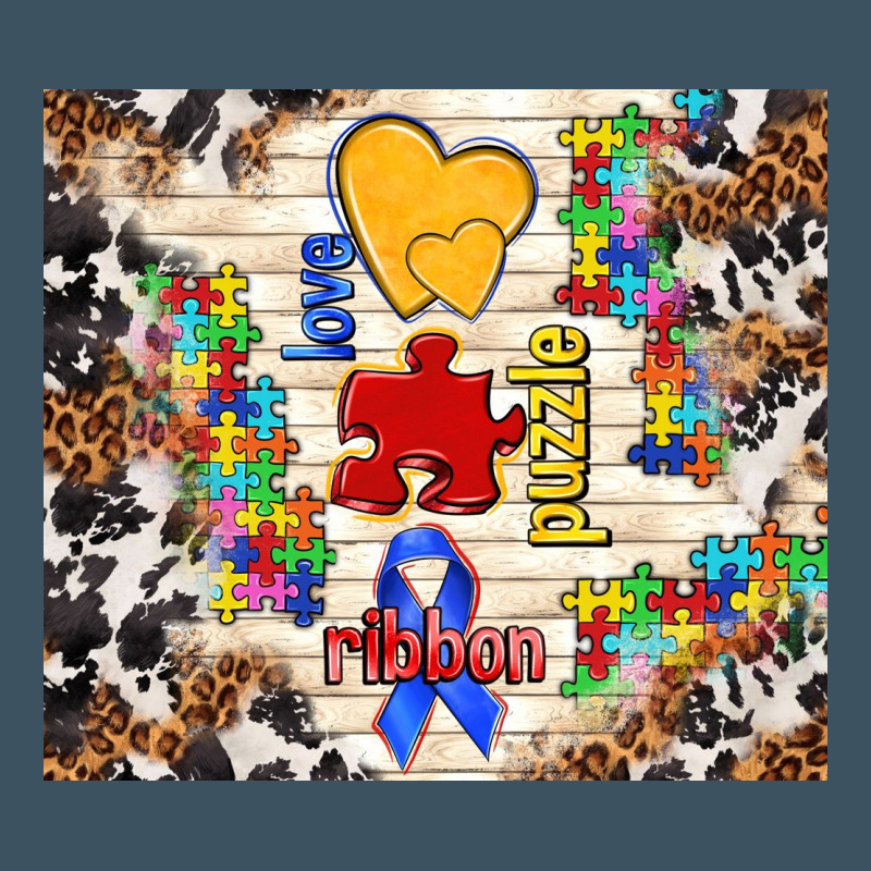 Love Puzzle Ribbon Urban Hoodie by TumblerDesignByShophia | Teevron