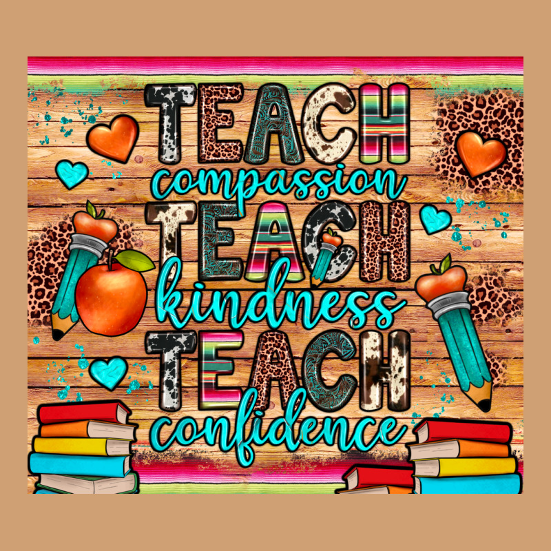 Teach Compassion Kindness Confidence Vintage Tee by JahusDesignShop | Teevron