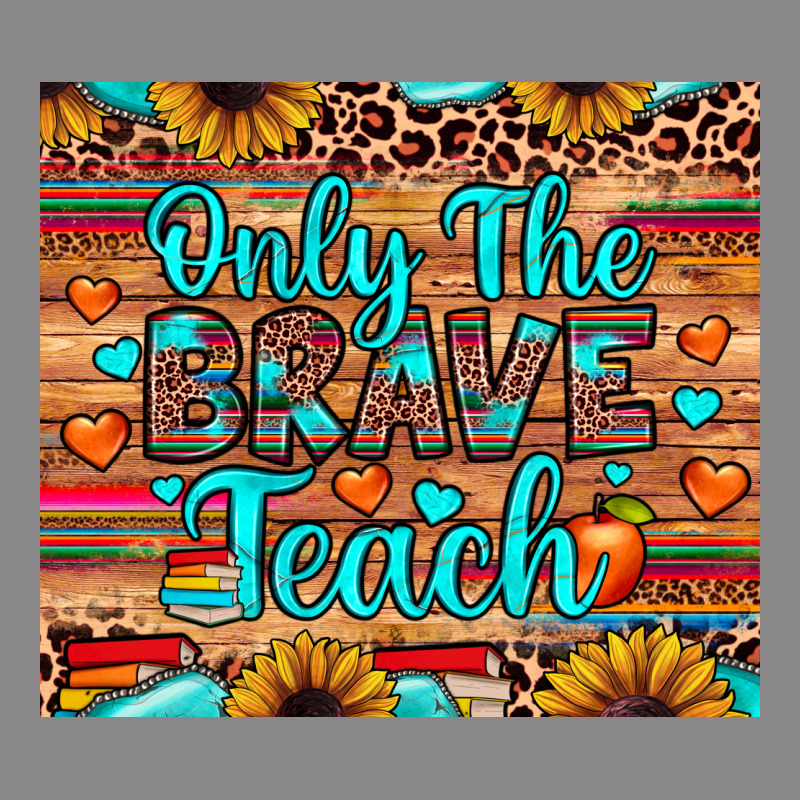 Only The Brave Teach Vintage Tee by JahusDesignShop | Teevron