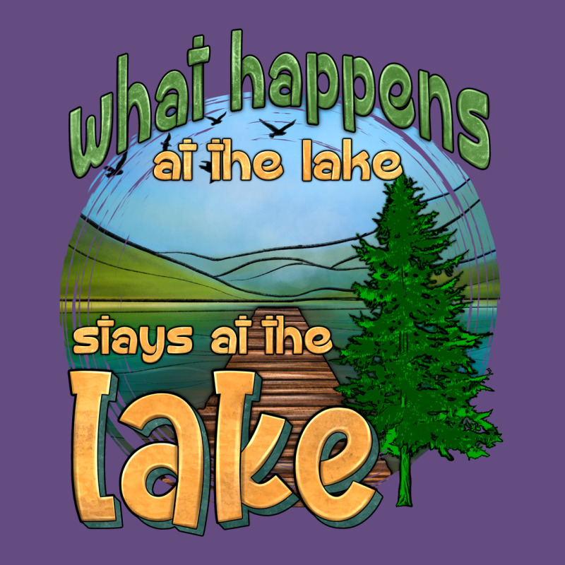 What Happens At The Lake Stays At The Lake Vintage Hoodie by HRA Design Shop | Teevron