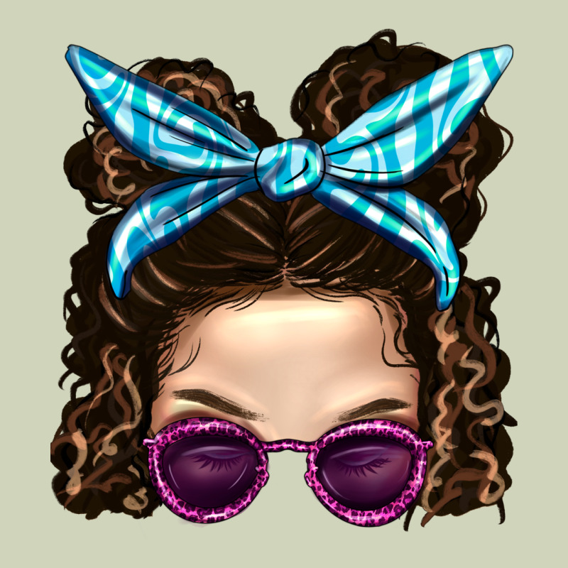 Messy Bun Mom And Pink Leopard Sunglasses Heavyweight Hoodie by BundleAndBundleShop | Teevron