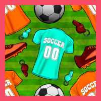 Soccer Ball Uniform And Shoes Seamless Pattern Premium Sweatshirt | Teevron