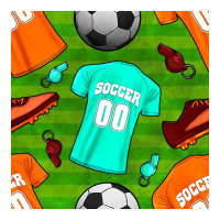 soccer ball uniform and shoes seamless pattern | Teevron