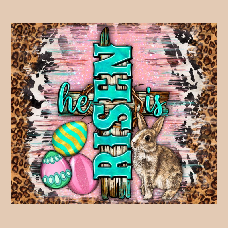 Western He Is Risen With Rabbit Urban Hoodie by TumblerDesignByShophia | Teevron