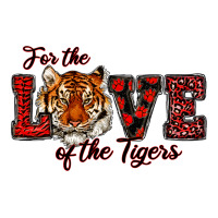 For The Love Of The Tigers Red Premium Tee | Teevron