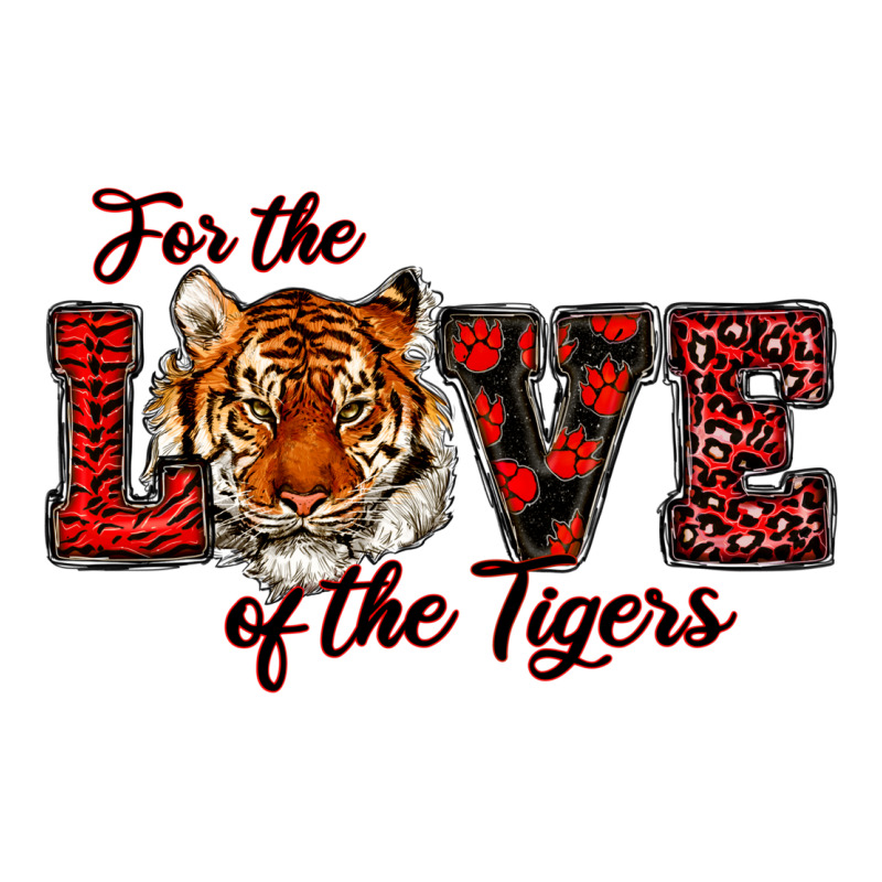 For The Love Of The Tigers Red Premium Tee by RanaPortraitStore | Teevron
