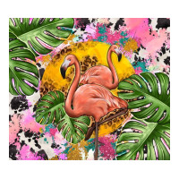 flamingo with leopard | Teevron