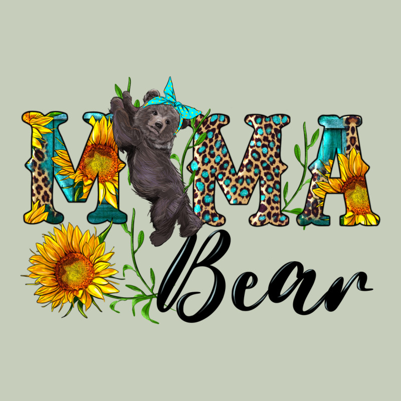 Blue Mama Bear With Cute Bear Long Sleeve Tee by Artiststas | Teevron