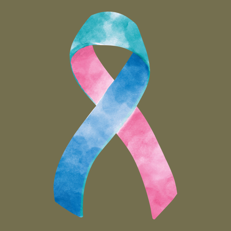 Thyroid Cancer Ribbon Fa Element Vintage Hoodie by FaDigitalArtStudio | Teevron