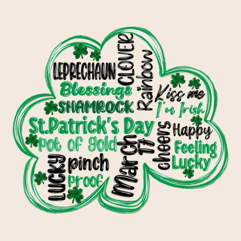 St Patricks Day Shamrock Typography Zipper Hoodie by MaliasSmallBusiness | Teevron