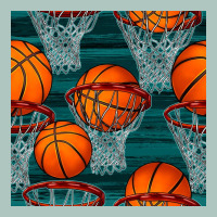Basketball Hoop Seamless Pattern Premium Sweatshirt | Teevron
