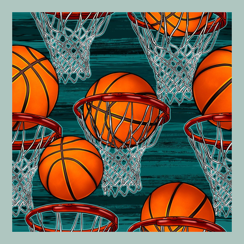 Basketball Hoop Seamless Pattern Premium Sweatshirt by BundleAndBundleShop | Teevron