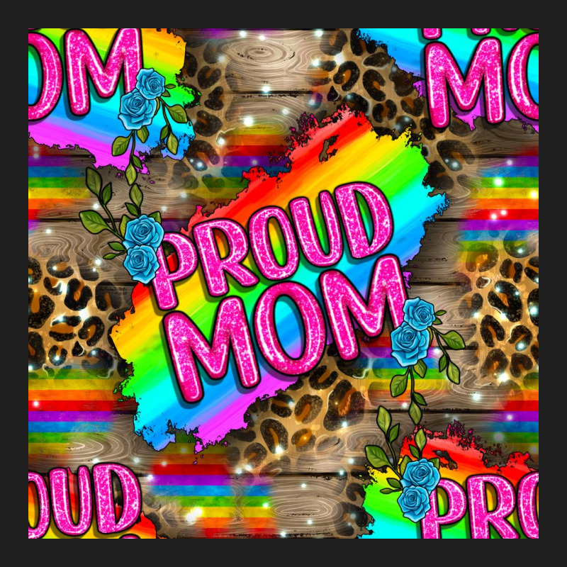 Pride Lgbtq+ Proud Mom With Leoapard Patterns Heavyweight Hoodie by BundleAndBundleShop | Teevron