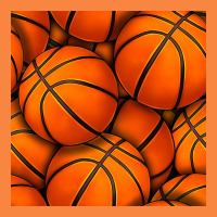 Basketball Seamless Pattern Premium Sweatshirt | Teevron
