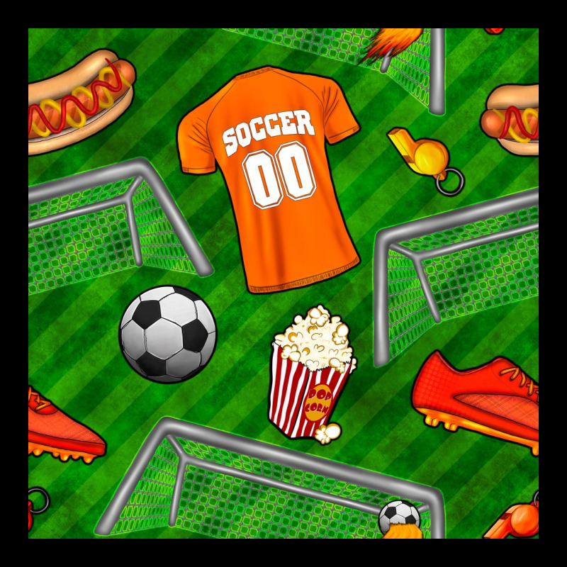 Soccer Ball Uniform And Shoes Seamless Pattern Premium Sweatshirt by BundleAndBundleShop | Teevron