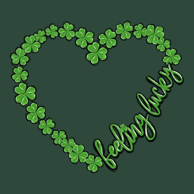 Shamrock Heart Felling Lucky Zipper Hoodie by MaliasSmallBusiness | Teevron