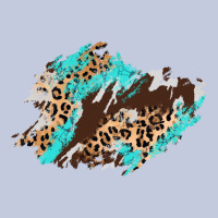 Cowhide Leopard Turquoise Patch Long Sleeve Tee | Teevron