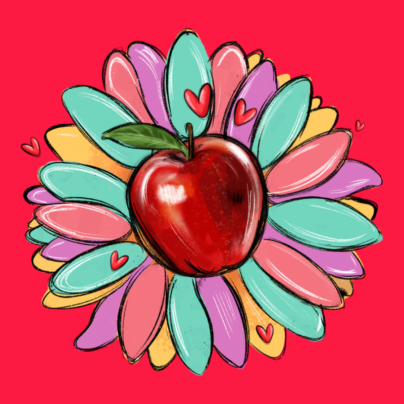 Teacher Apple Zipper Hoodie by MaliasSmallBusiness | Teevron