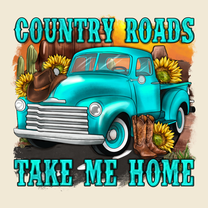 Country Roads Take Me Home Western Premium Tee by texasbilliewilder | Teevron