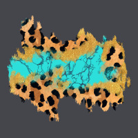 Glitter Leopard Turquoise Patch Long Sleeve Tee | Teevron