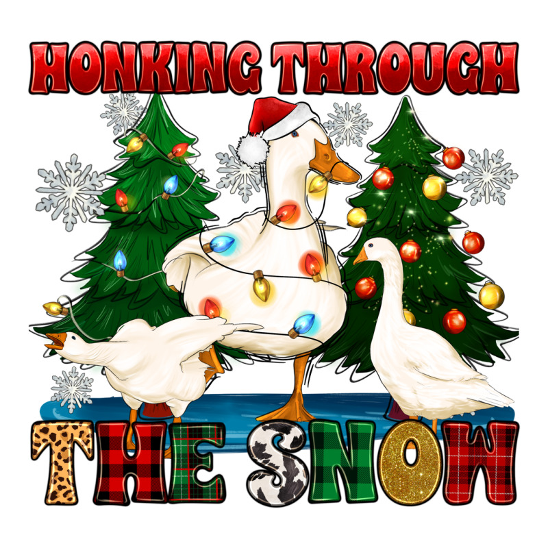 Honking Through The Snow Premium Tee by Zillion Design Studio | Teevron