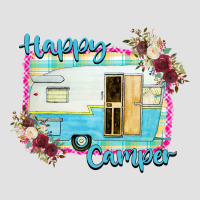 Happy Camper With Flowers Premium Hoodie | Teevron